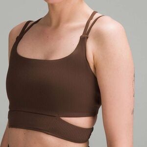 Lululemon Ribbed Nulu Strappy Yoga Bra